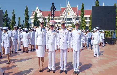 อบต.เหล่าพรวน น้อมรำลึกถึงพระมหากรุณาธิคุณ วันปิยมหาราช 23 ตุลาคม 2562 ณ ศาลากลาง จังหวัดอำนาจเจริญ