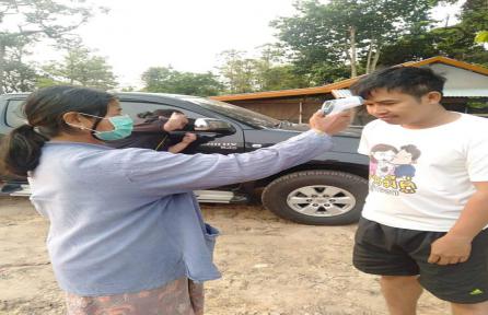  คัดกรองตรวจวัดสุขภาพของประชาชน (3 ภาพ)